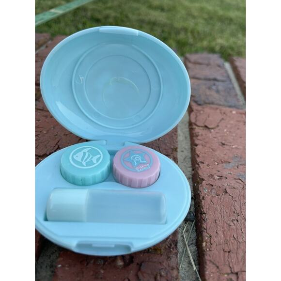 Sanrio Chi Chai Monchan Travel Contact Case Hard To Find Rare 2008 Y2K - Picture 5 of 9